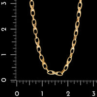 18K Yellow Gold Estate Fancy Link Necklace