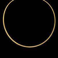 18K Yellow Gold Estate Woven Flexible Necklace