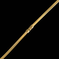 18K Yellow Gold Estate Woven Flexible Necklace