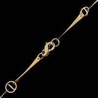 Tom Kruskal 14K Yellow Gold Estate Forged Link Necklace