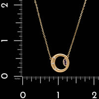 Audry Rose 14K Yellow Gold Estate "The Imperial Rose" Necklace