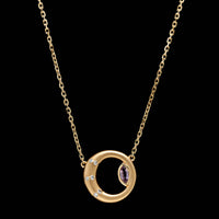 Audry Rose 14K Yellow Gold Estate "The Imperial Rose" Necklace