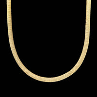 14K Yellow Gold Estate Woven Link Necklace