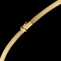 14K Yellow Gold Estate Woven Link Necklace