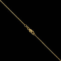 14K Yellow Gold Estate Labradorite Pendant Necklace