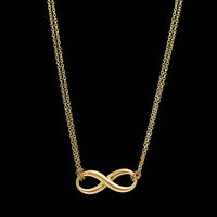 Tiffany & Co. 18K Yellow Gold Estate Infinity Pendant Necklace