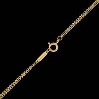Tiffany & Co. 18K Yellow Gold Estate Infinity Pendant Necklace