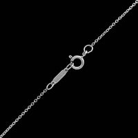 Tiffany & Co. Frank Gehry Sterling Silver Estate Orchid Drop Pendant Necklace
