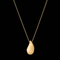 Tiffany & Co. 18K Yellow Gold Estate Elsa Peretti Teardop Pendant Necklace