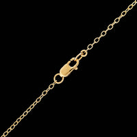 14K Yellow Gold Estate Moonstone Necklace