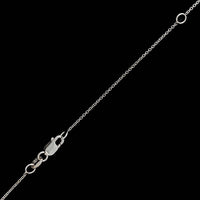 Roberto Coin 18K White Gold Estate Diamond Tiny Treasures Key Pendant Necklace
