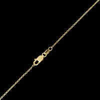 18K Yellow Gold Estate Amethyst and Diamond Pendant Necklace