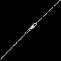 14K White Gold Estate Amethyst and Diamond Pendant Necklace