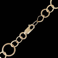 14K Yellow Gold Estate Open Link Necklace