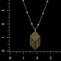 Tiffany & Co. 18K Yellow Gold Estate Fringe Pendant Necklace