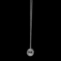 Bulgari 18K White Gold Estate Diamond B.zero1 Pendant Necklace