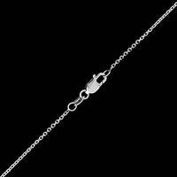 14K White Gold Estate Diamond Halo Pendant Necklace