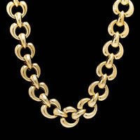 14K Yellow Gold Estate Fancy Link Chain