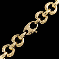 14K Yellow Gold Estate Fancy Link Chain
