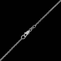 14K White Gold Estate Diamond Halo Pendant Necklace