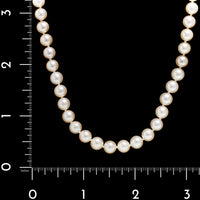 Cartier 18K Yellow Gold Cultured Pearl Necklace