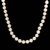 Cartier 18K Yellow Gold Cultured Pearl Necklace