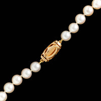 Cartier 18K Yellow Gold Cultured Pearl Necklace