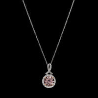Roberto Coin 18K Yellow Gold Estate Diamond Tiny Treasures Heart Pendant Necklace