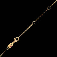 Roberto Coin 18K Yellow Gold Estate Princess Flower Large Pendant Necklace