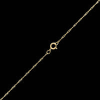 14K Yellow Gold Estate Amethyst and Diamond Pendant Necklace