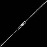14K White Gold Estate Tanzanite and Diamond Pendant Necklace