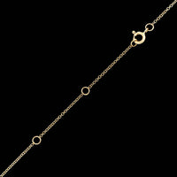 14K Yellow Gold Estate Bar Necklace
