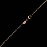 14K Rose Gold Estate Diamond Bar Necklace