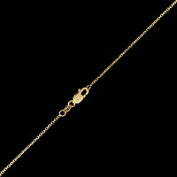 18K Yellow Gold Diamond Star Pendant Necklace