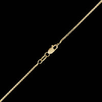 14K Yellow Gold Estate Diamond Three Stone Pendant Necklace