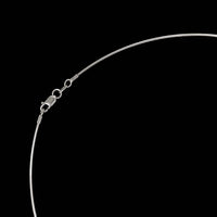 14K White Gold Estate Flexible Coin Necklace