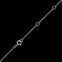 14K White Gold Estate Star of David Diamond Necklace