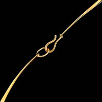 18K Yellow Gold Estate Orange Garnet and Tanzanite Necklace