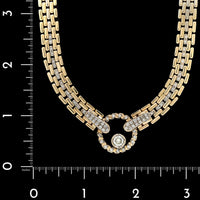 Goharbin 18K Two-tone Gold Estate Diamond Necklace