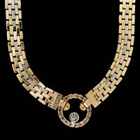 Goharbin 18K Two-tone Gold Estate Diamond Necklace