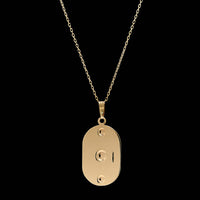 14K Two-tone Gold Estate Celtic Ardagh Pendant Necklace