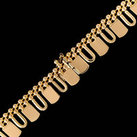 14K Yellow Gold Estate Fringe Necklace