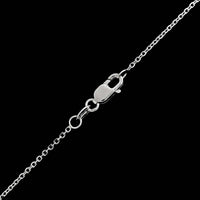 14K White Gold Estate Diamond Journey Pendant Necklace