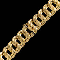 18K Yellow Gold Estate Diamond Necklace
