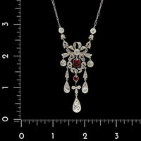 Edwardian Platinum Estate Diamond Necklace