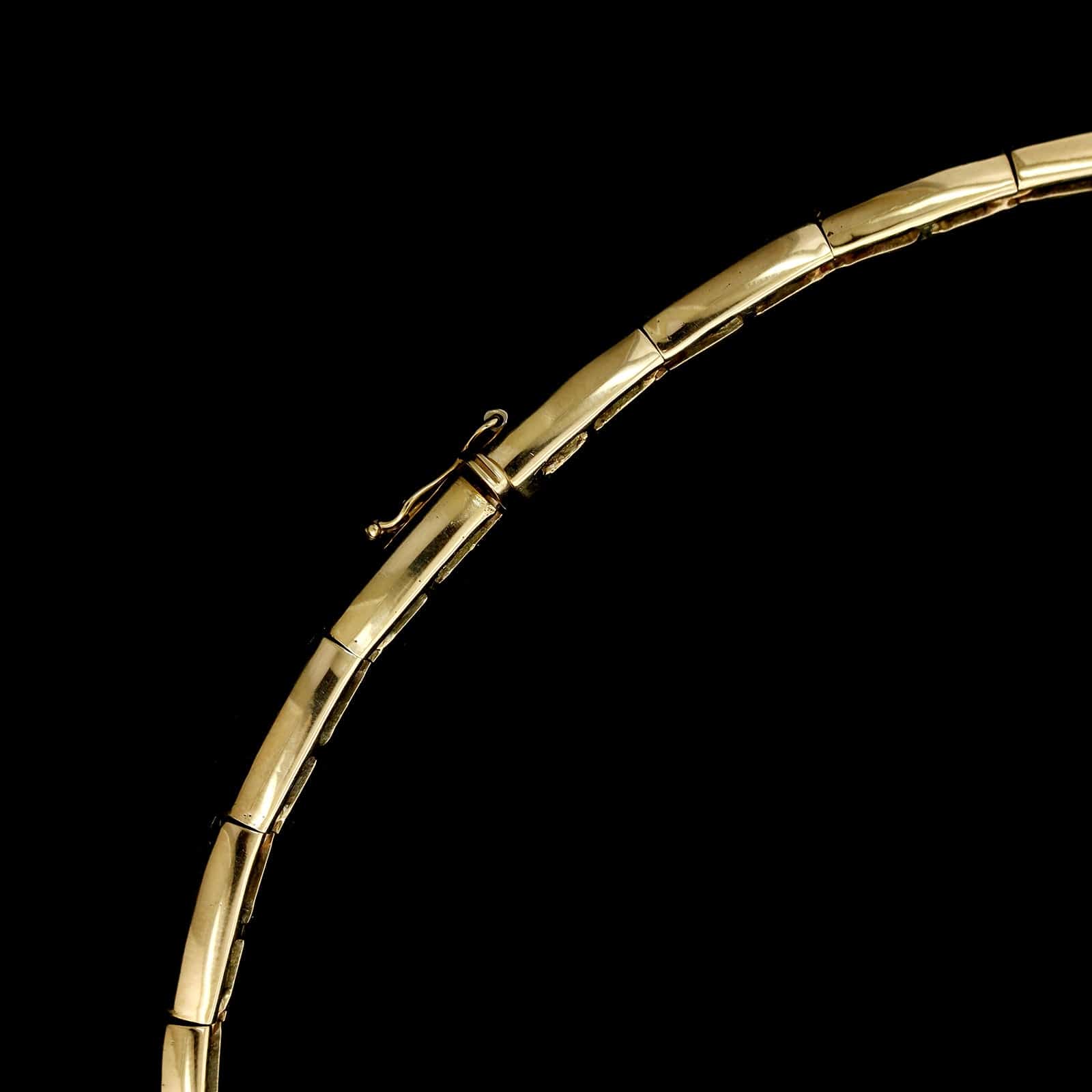 14K Two-tone Gold Estate Diamond Necklace