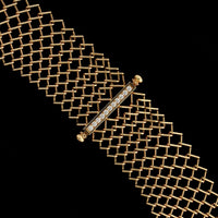 Cartier 18K Rose Gold Estate Gem-set Strolls Necklace