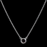 Tiffany & Co. Sterling Silver Estate Amethyst 'Colors by the Yard' Necklace