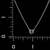 Tiffany & Co. Sterling Silver Estate Amethyst 'Colors by the Yard' Necklace