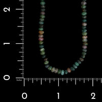 14K Yellow Gold Estate Multicolor Jasper Faceted Bead Necklace